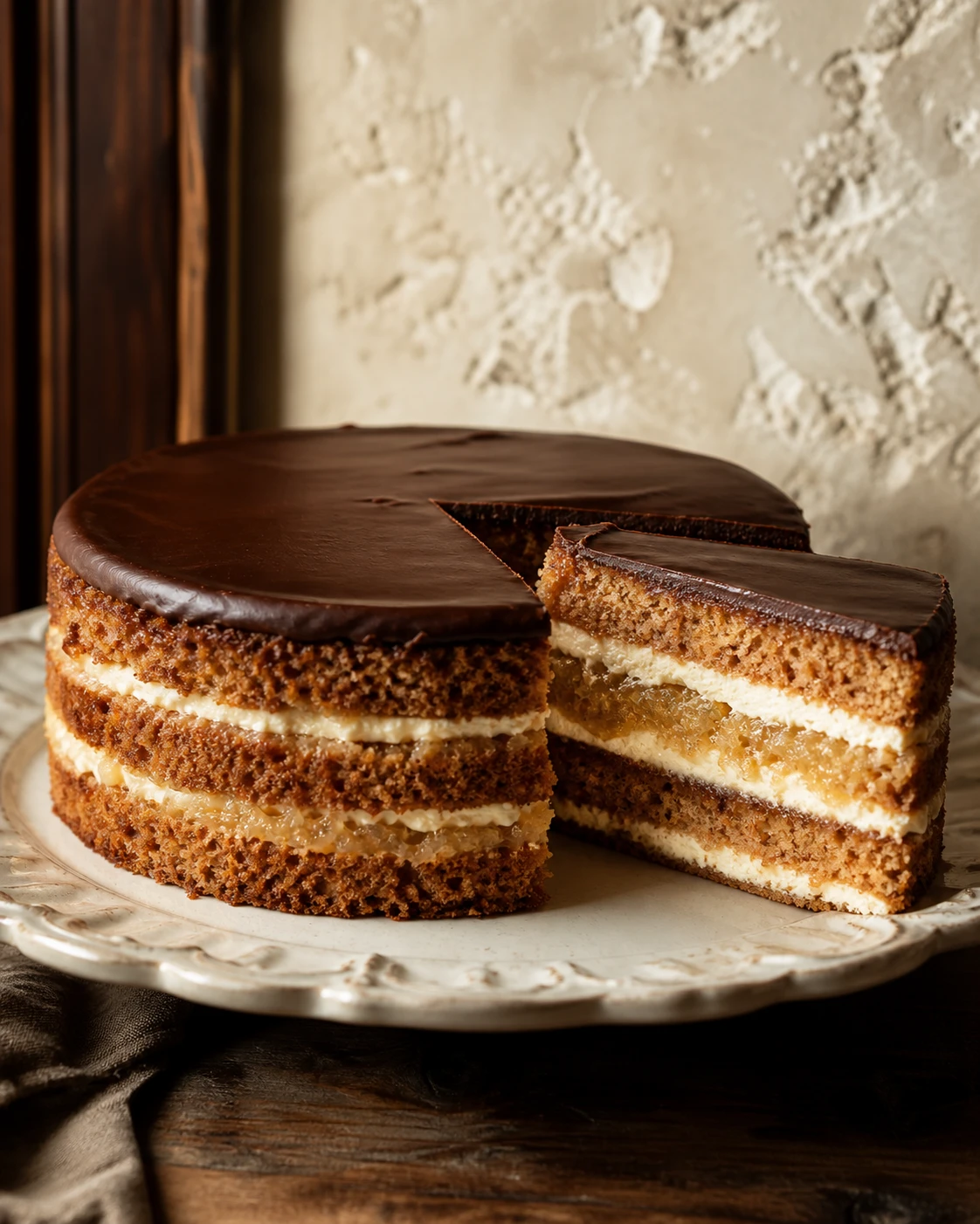 Tarta borracha de los Padres Mínimos de Vera