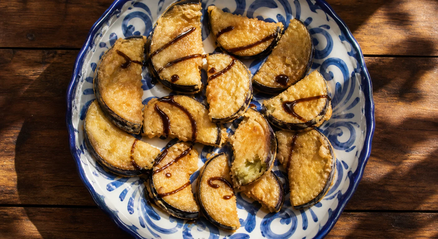 Berenjenas con miel de caña
